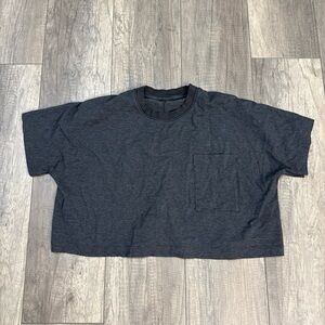 lululemon athletica Dark Gray Short Sleeve Tee